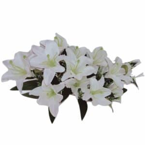Bukiet sztucznych białych lilii