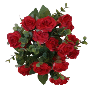 Bukiet sztucznych czerwonych róż
