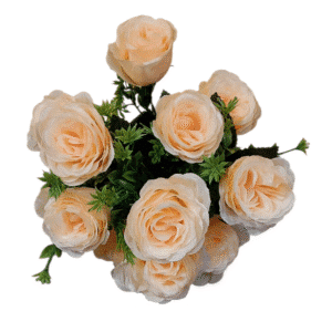 Bukiet sztucznych kremowych róż