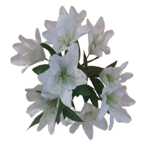 Bukiet sztucznych białych lilii